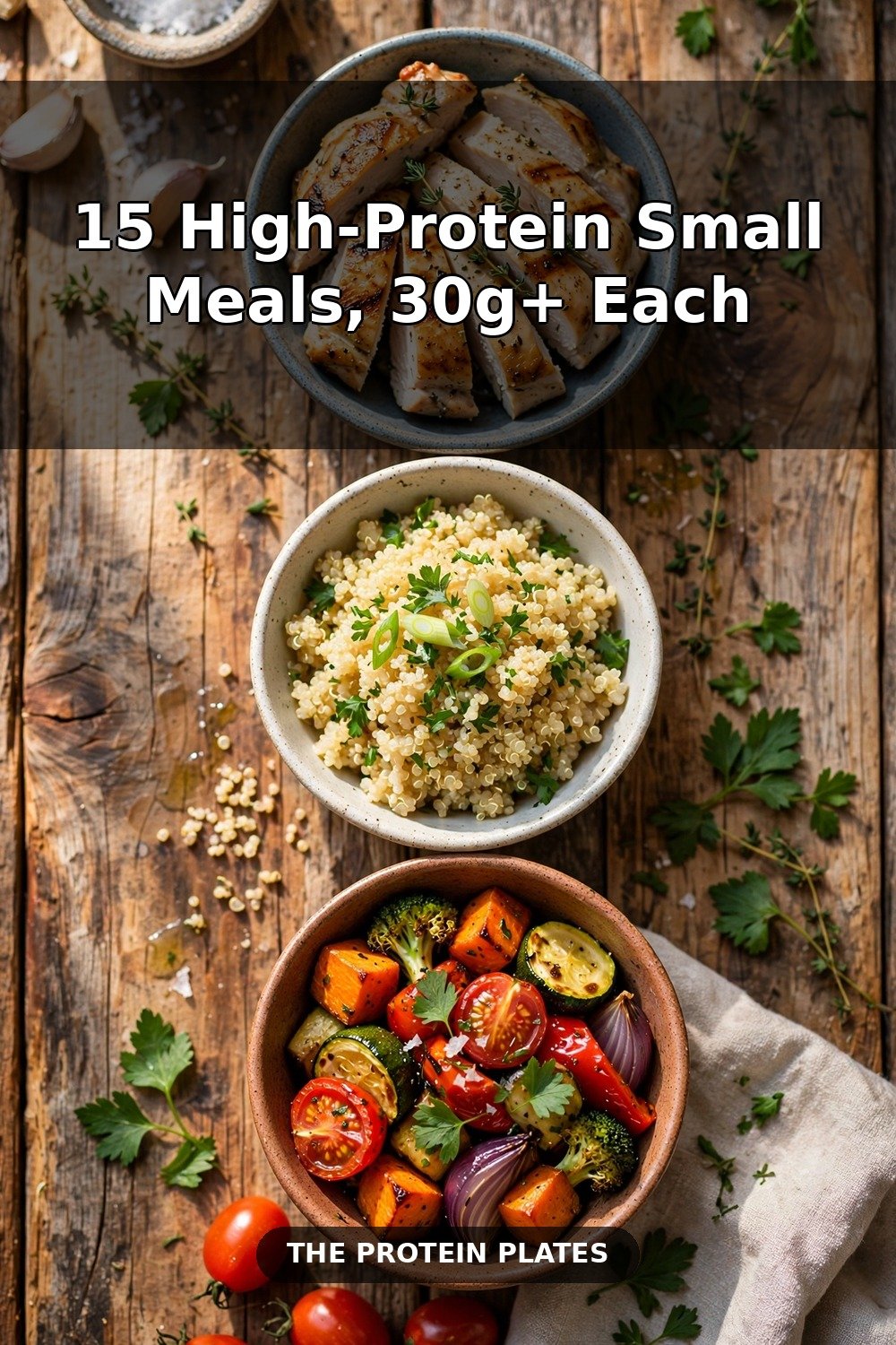High-protein small meal